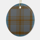 Clan Hannah Tartan Keramisch Ornament (Links)
