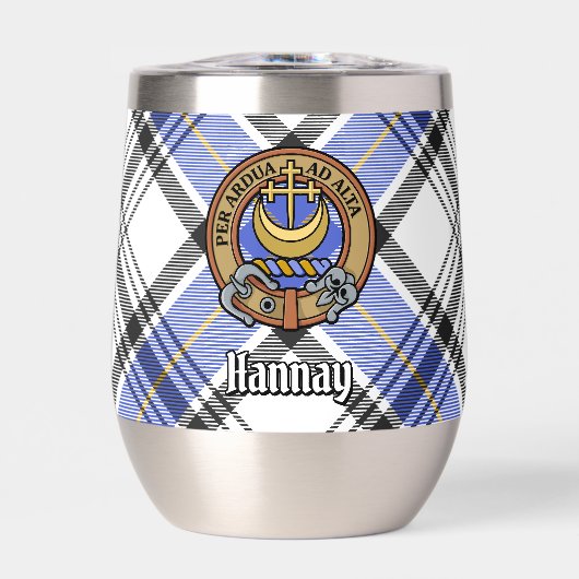 Clan Hannay Crest over Tartan (Voorkant)