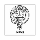 Clan Hannay Crest Rubber Stamp Rubberstempel (Afrduk)
