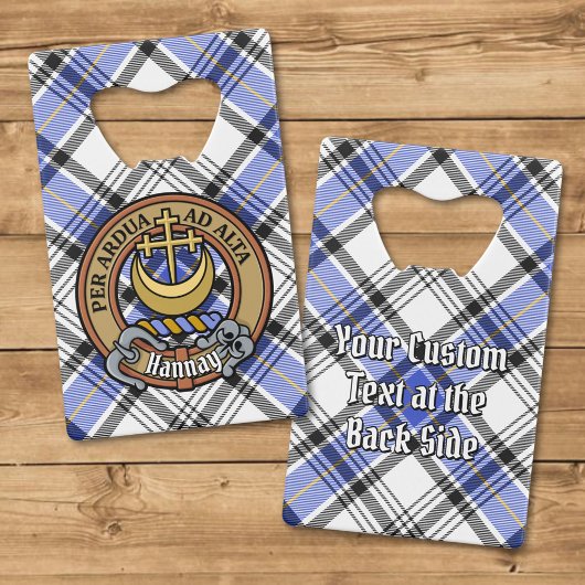 Clan Hannay Crest sur Tartan