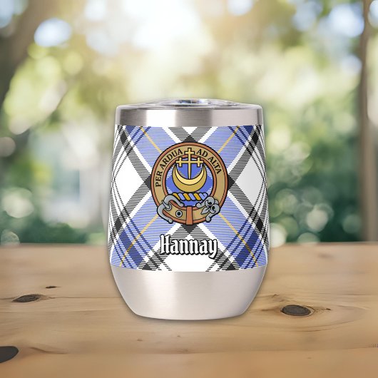 Clan Hannay Crest sur Tartan