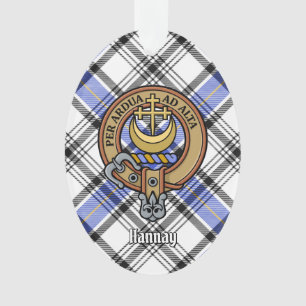 Clan Hannay Crest sur Tartan