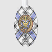 Clan Hannay Crest sur Tartan (devant)
