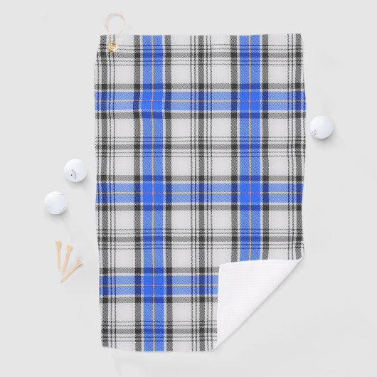 Clan Hannay Scottish Tartan Golfhanddoek (Insitu)