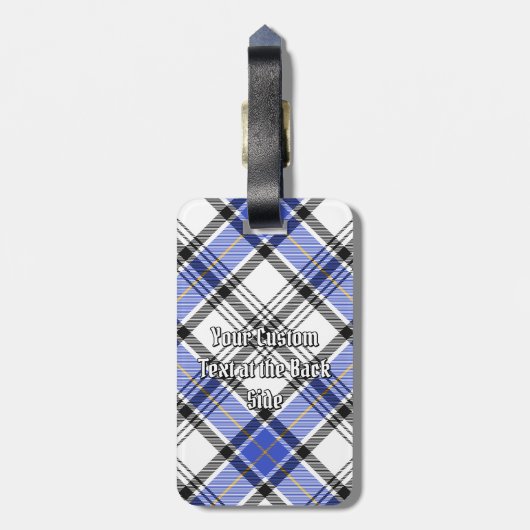 Clan Hannay Tartan Bagagelabel (Achterkant verticaal)