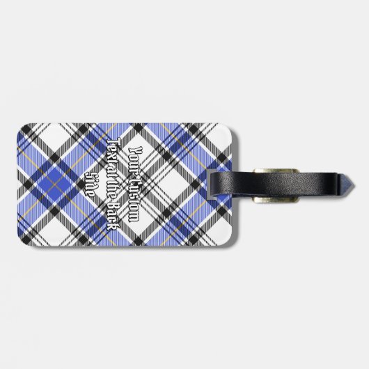 Clan Hannay Tartan Bagagelabel (Achterkant horizontaal)