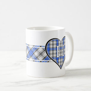 Clan Hannay Tartan Heart Koffiemok