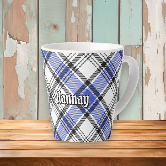 Clan Hannay Tartan Latte Mok