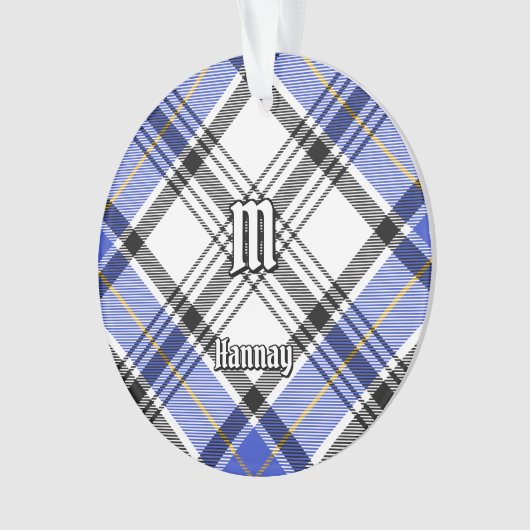 Clan Hannay Tartan Ornament (voorkant)
