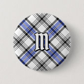 Clan Hannay Tartan Ronde Button 5,7 Cm (Voorkant)