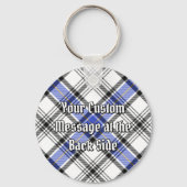 Clan Hannay Tartan Sleutelhanger (Achterkant)