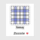 Clan Hannay Tartan Sticker (Vel)