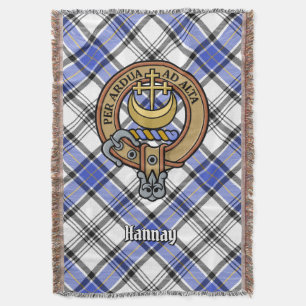 Clan Hannay Wapen over Tartan Deken