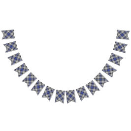 Clan Hannay White en Blue Tartan Vlaggetjes