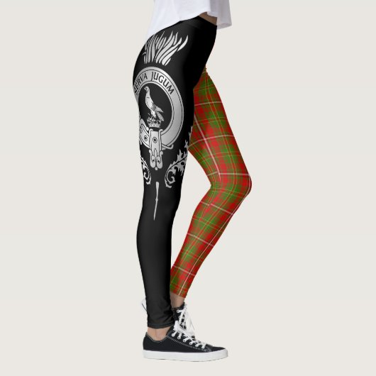 Clan Hay Crest & Tartan Leggings (Rechts)