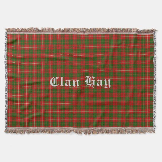Clan Hay Tartan Lance La Couverture (Devant)