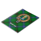 Clan Henderson Crest over Tartan Notitieboek (Linkerzijde)