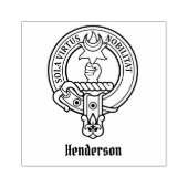 Clan Henderson Crest Rubber Stamp Rubberstempel (Afrduk)