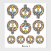 Clan Henderson Crest Sticker Set (Vel)