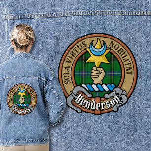 Clan Henderson Crest sur Tartan