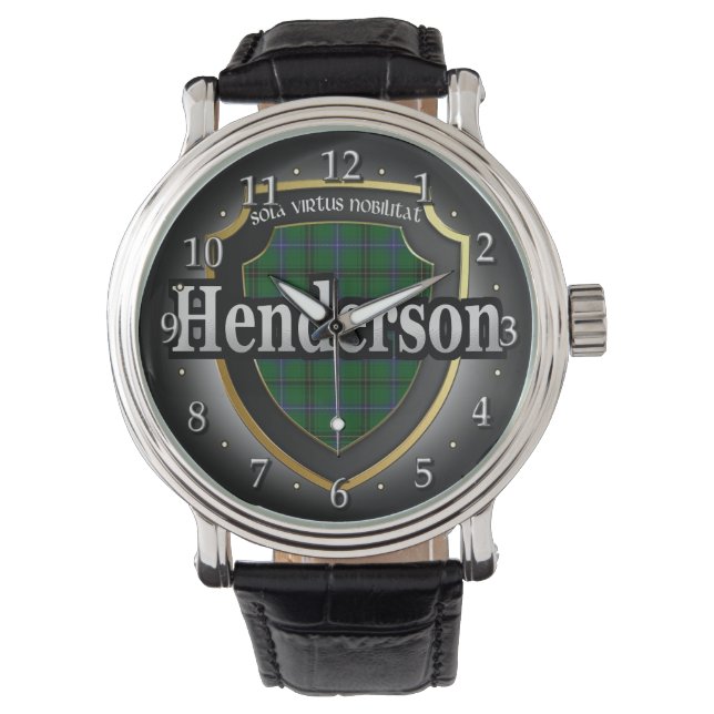 Clan Henderson Schotland viering horloge (Voorkant)