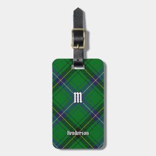 Clan Henderson Tartan Bagagelabel