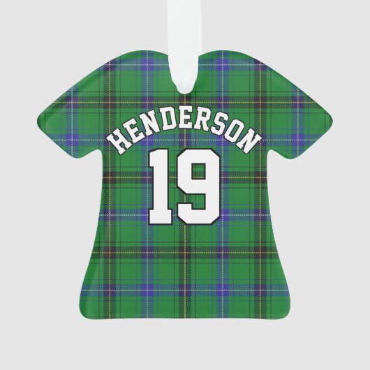 Clan Henderson Tartan Christmas Jersey (dos)