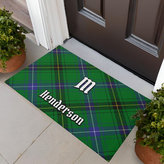 Clan Henderson Tartan Deurmat (Creator heeft geüpload)