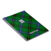 Clan Henderson Tartan Notitieboek (Rechterzijde)