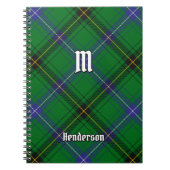 Clan Henderson Tartan Notitieboek (Voorkant)