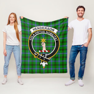 Clan Henderson Tartan Pset Fleece Deken