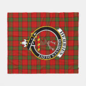 Clan Herries Tartan Pset Fleece Deken (Voorkant (Horizontaal))