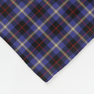 Clan Hill Tartan Fleece Deken