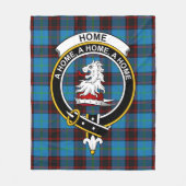 Clan Home Ancient Tartan Pset Fleece Deken (Voorkant)