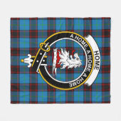 Clan Home Ancient Tartan Pset Fleece Deken (Voorkant (Horizontaal))