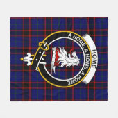 Clan Home Modern Tartan Fleece Deken (Voorkant (Horizontaal))