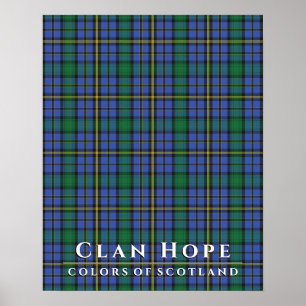 Clan Hope Colors of Scotland 2 Tartan Plaid Poster