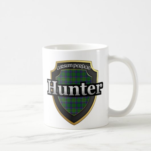 Clan Hunter Dynastie écossaise Tartan Mugs Cups (Droite)