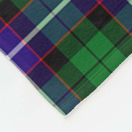 Clan Hunter Tartan Pset Fleece Deken (Hoek)