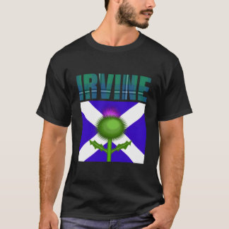 Clan Irvine Tartan Schotse familienaam Scotland P T-shirt