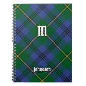 Clan Johnston Carnet Tartan (Devant)