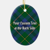 Clan Johnston Crest Ceramic Ornament (Achterkant)