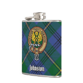 Clan Johnston Crest Flask Heupfles (Links)