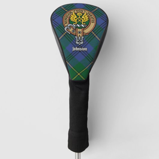 Clan Johnston Crest Golf Head Hoesje Golfheadcover (Voorkant)