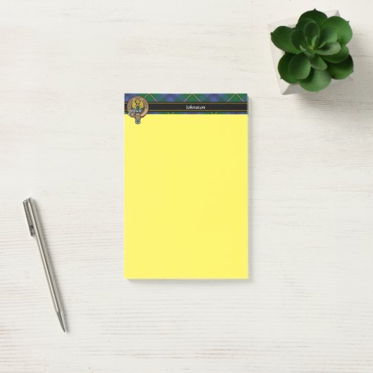 Clan Johnston Crest Post-it Notes (Bureau)