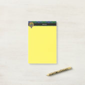 Clan Johnston Crest Post-it Notes (Sur un bureau)