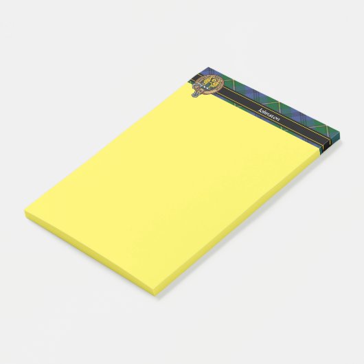 Clan Johnston Crest Post-it Notes (Incliné)