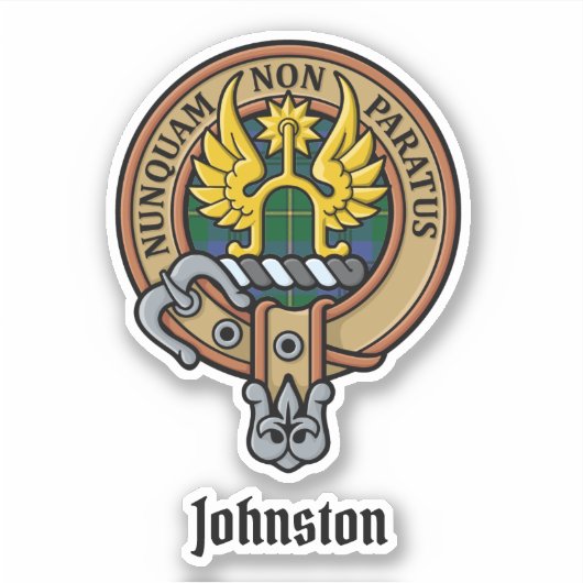 Clan Johnston Crest Sticker (Voorkant)