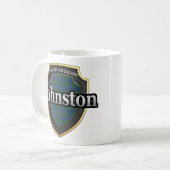 Clan Johnston Dynastie écossaise Tartan Mugs Cups (Devant gauche)