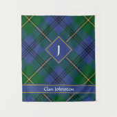 Clan Johnston Tartan Alternative Wandkleed (Voorkant)